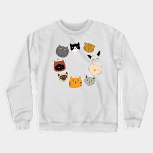 Circle of Cats Crewneck Sweatshirt